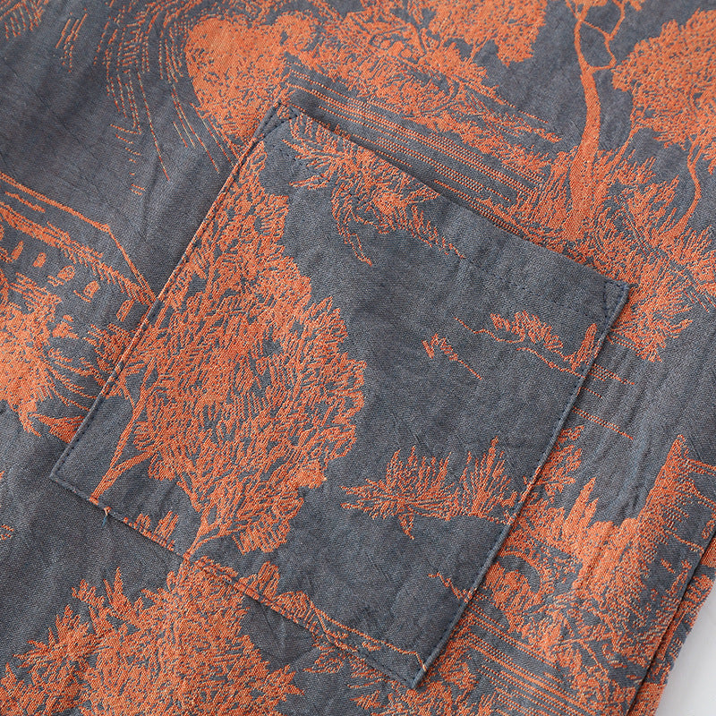 Cotton bathrobe – Lightweight kimono style – Dark blue or light green – Ideal for lounging and relaxation