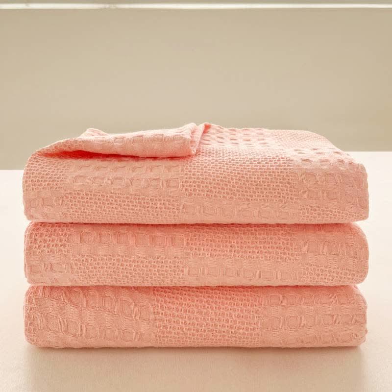 Cotton quilt – Waffle texture – Lightweight summer blanket – Soft and breathable