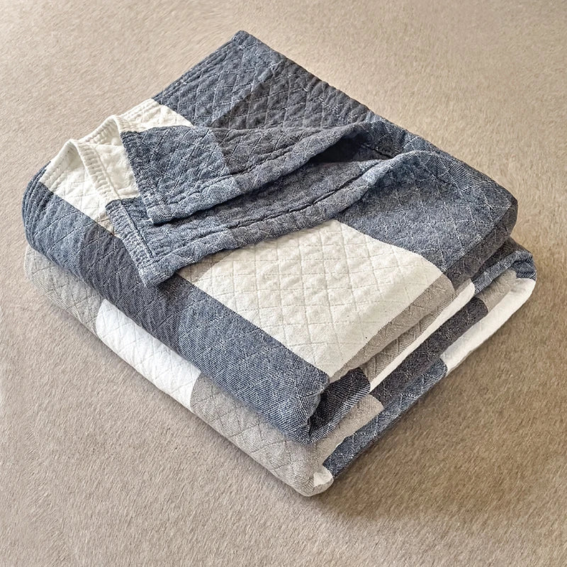 Cotton summer quilt – Japanese washed cotton – Lightweight and breathable