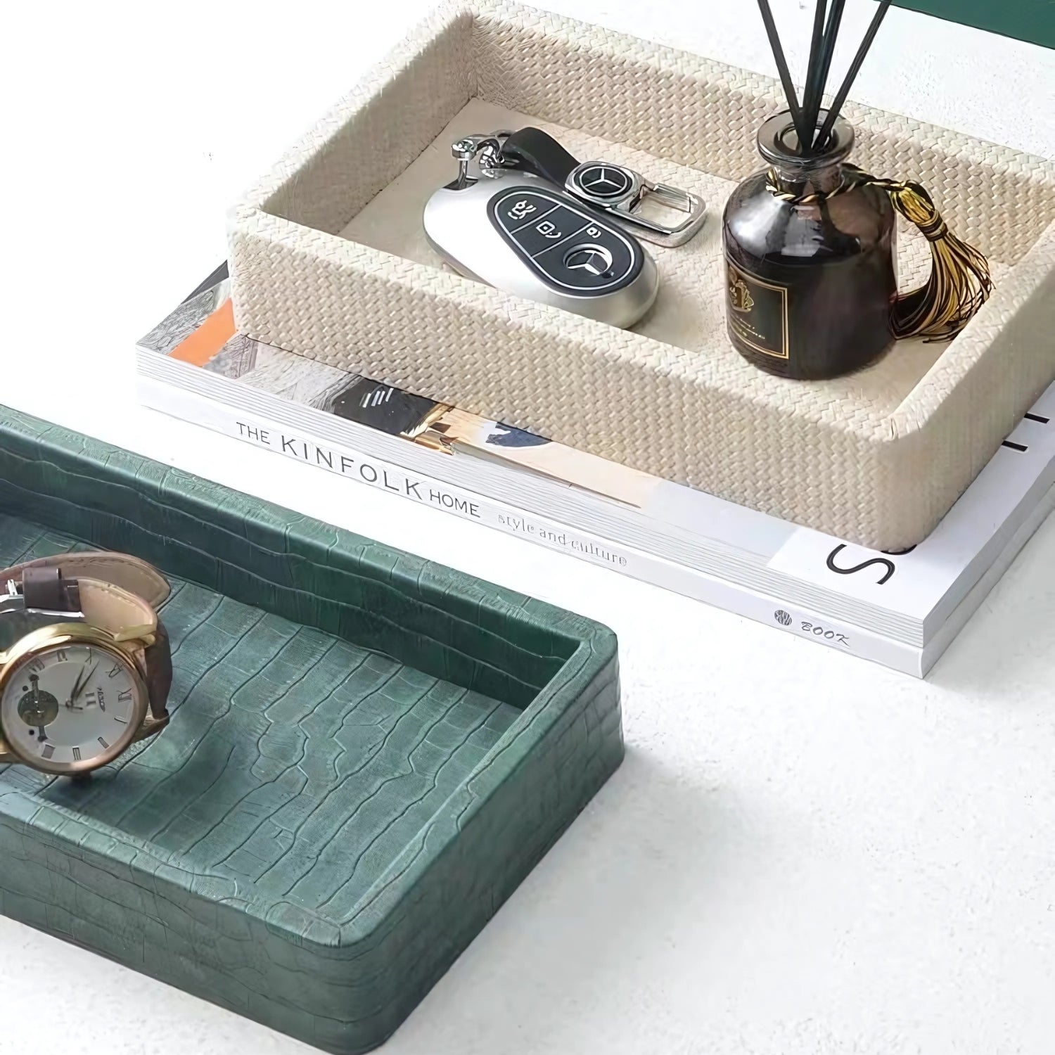 Croc Luxe Organiser Tray Box