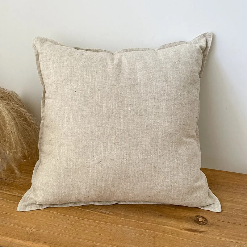 Cushion covers – Premium ramie cotton – Soft and durable – Indoor and outdoor use – Solid colors available