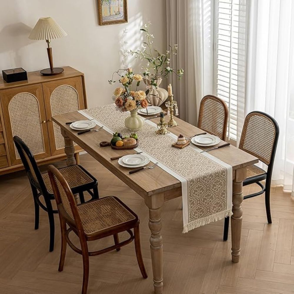 Damask Dune Table Runner