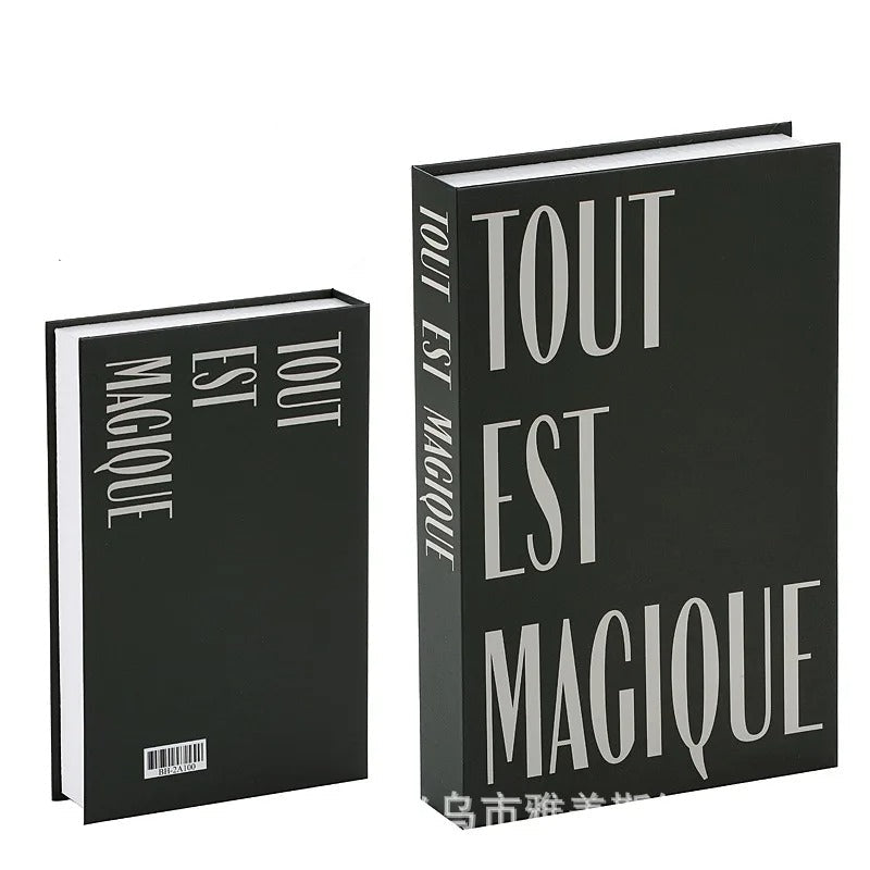 Decorative books – Faux paper design – Modern luxury décor – Ideal for coffee table books decor and shelves