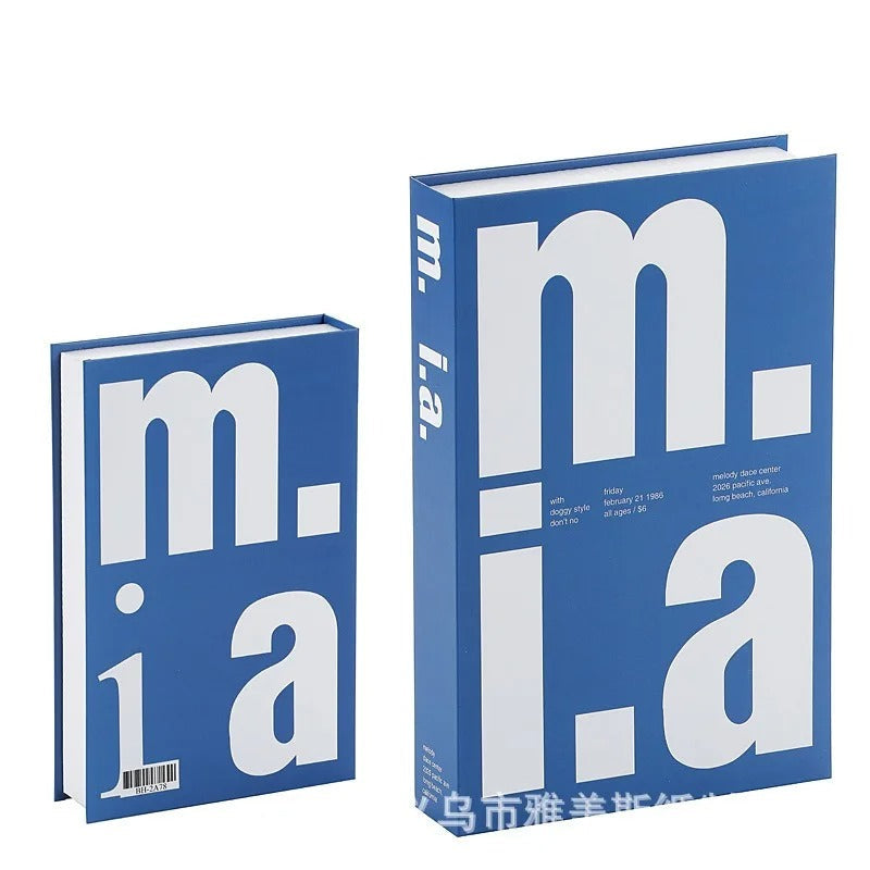 Decorative books – Faux paper design – Modern luxury décor – Ideal for coffee table books decor and shelves