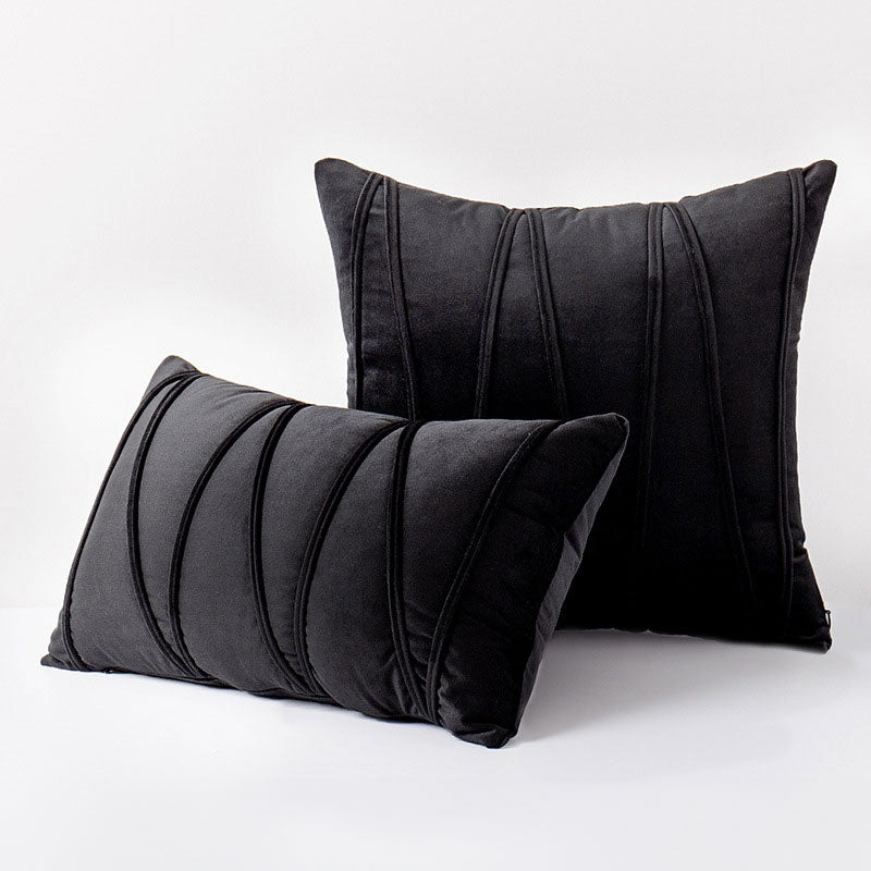 Decorative cushions – Velvet soft cover – Elegant design – Perfect for living room or bedroom