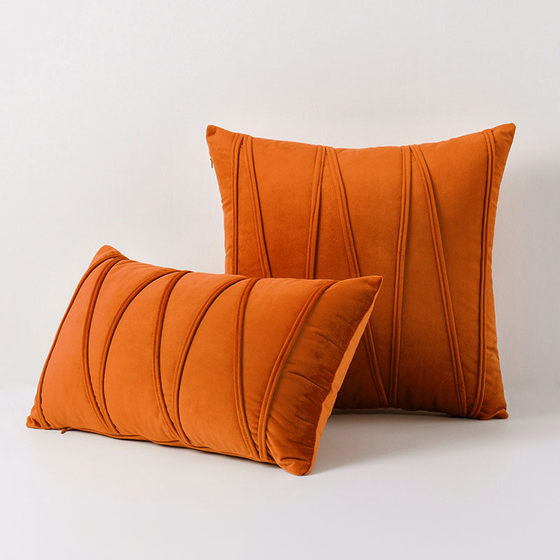 Decorative cushions – Velvet soft cover – Elegant design – Perfect for living room or bedroom