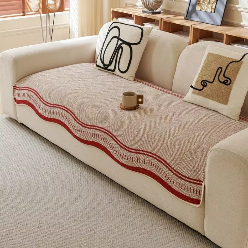 Modern Wave Anti-Slip Sofa Cover