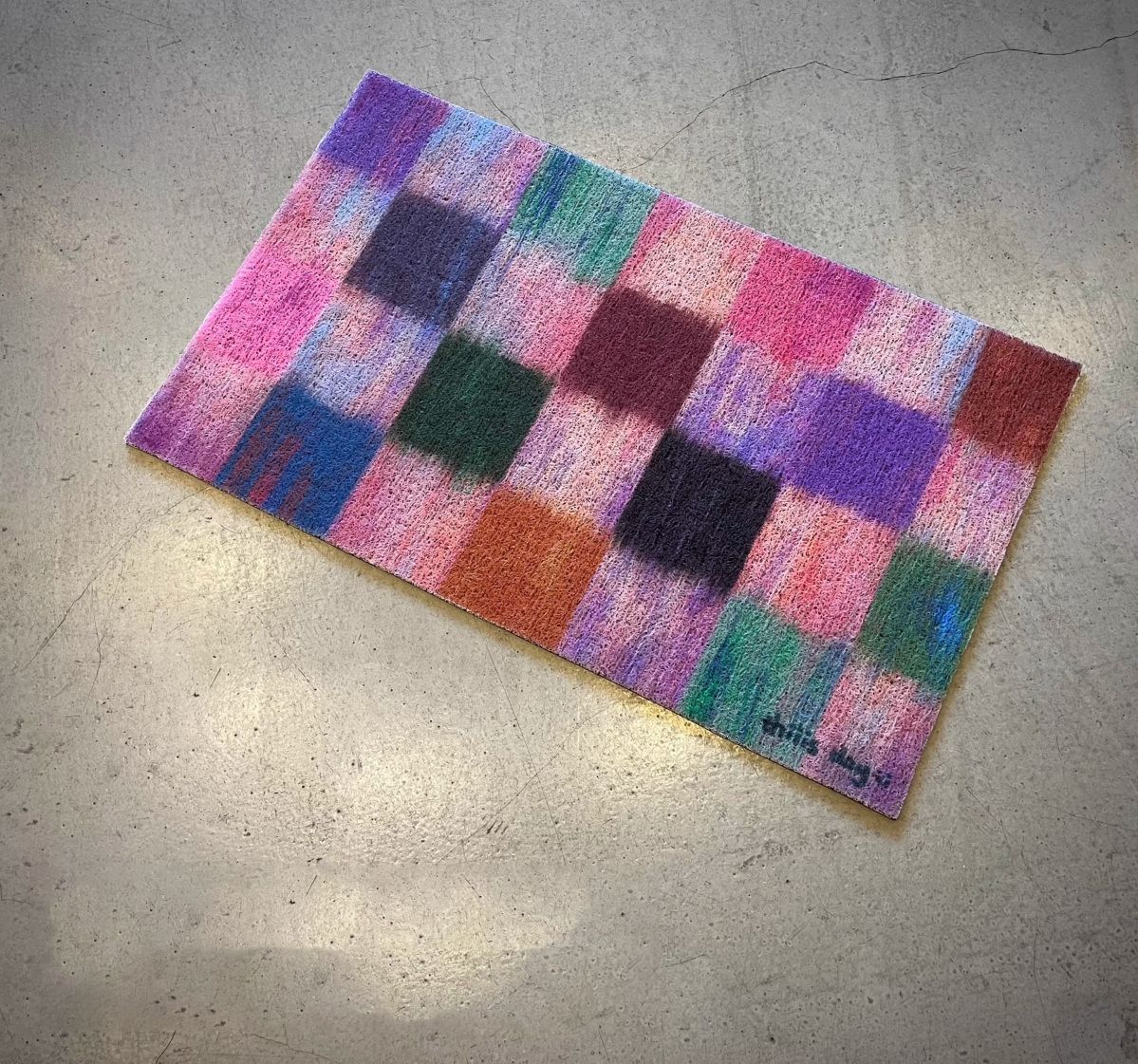 Door mat – Durable PVC – Stylish lattice design – Non-slip entry rug