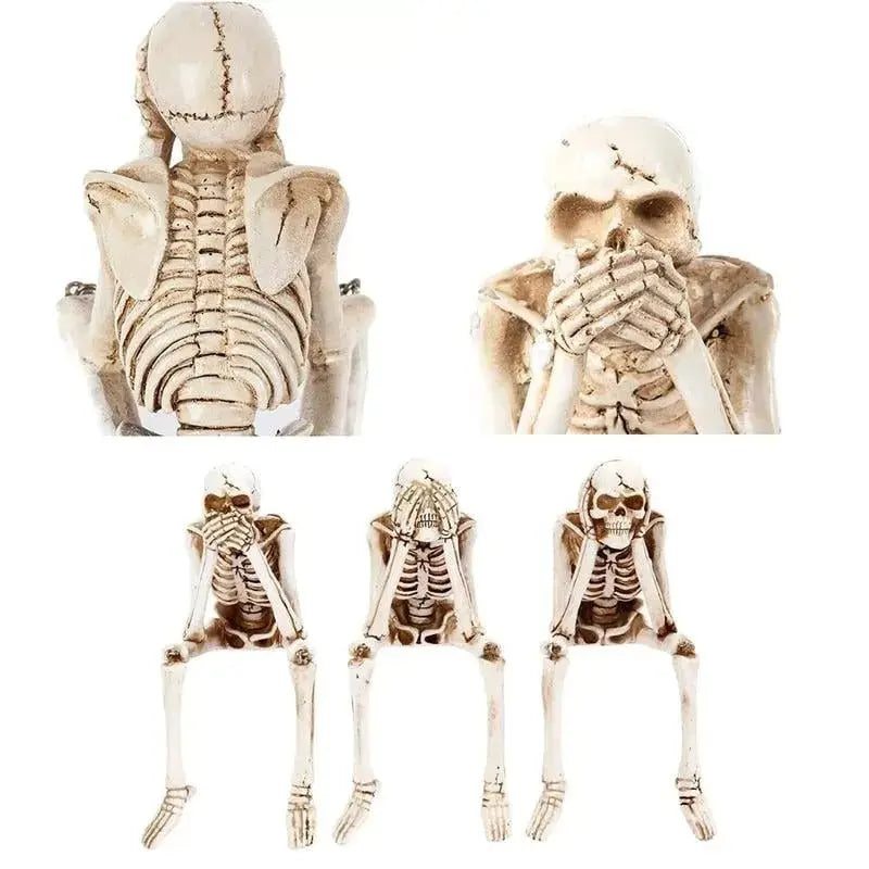 BoneLore® Skeleton Trio Fireplace Decoration