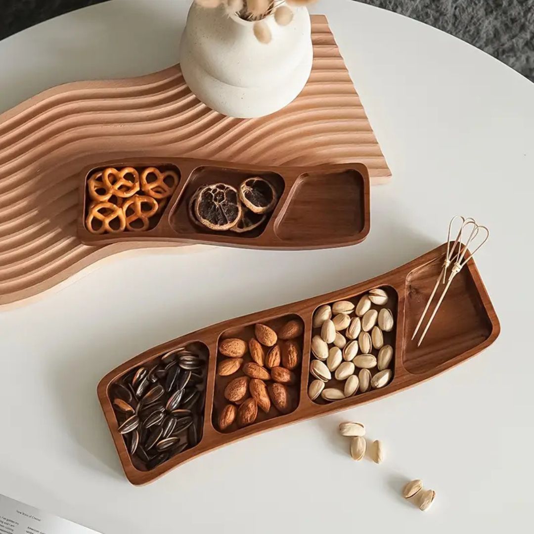 Earth Tone Appetizer Serving Tray