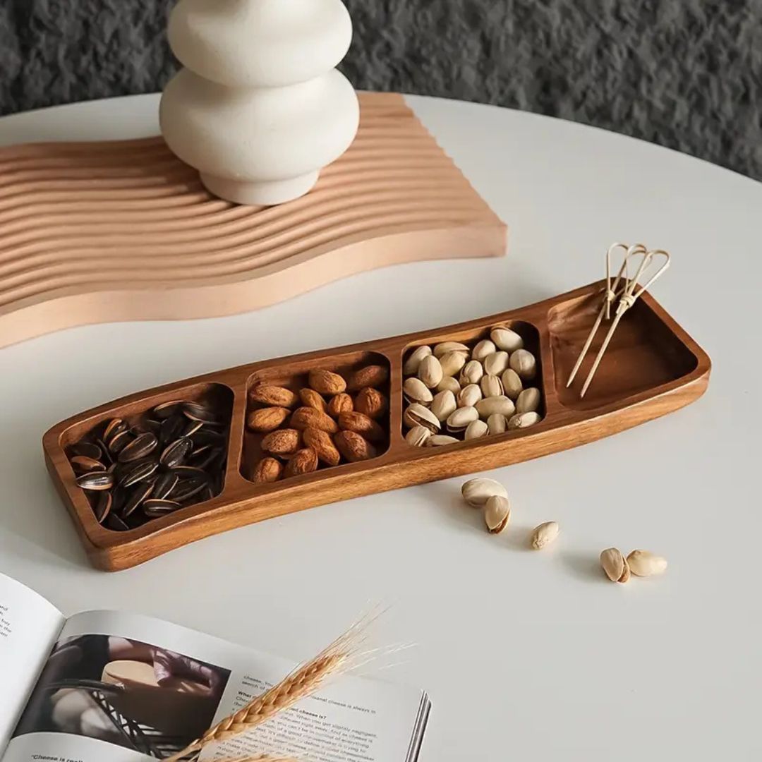 Earth Tone Appetizer Serving Tray