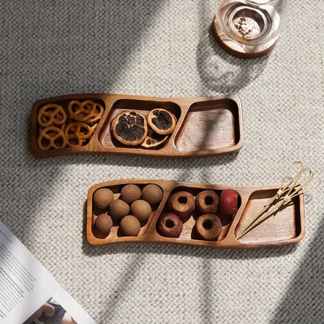 Earth Tone Appetizer Serving Tray