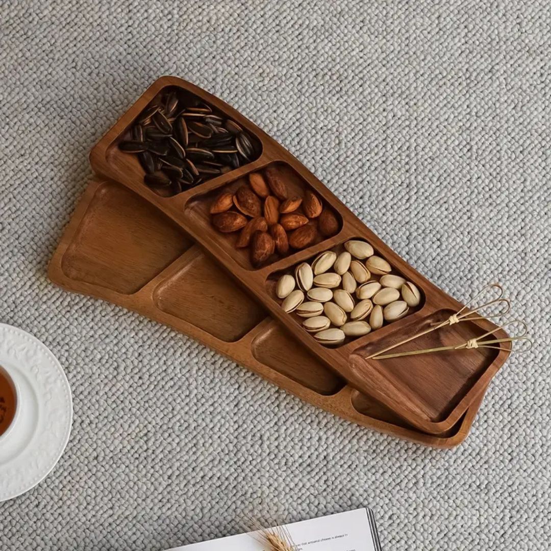 Earth Tone Appetizer Serving Tray