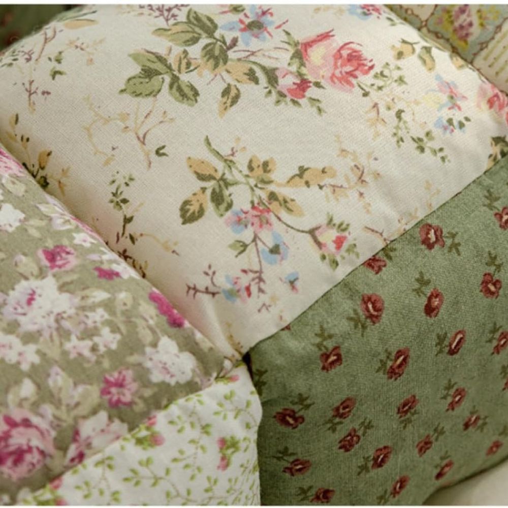 Floral Bloom Quilted Sofa Cover