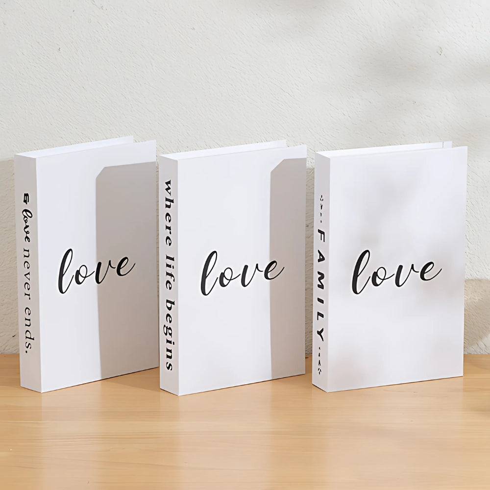 Forever Inspirational Book Stack Home Decor