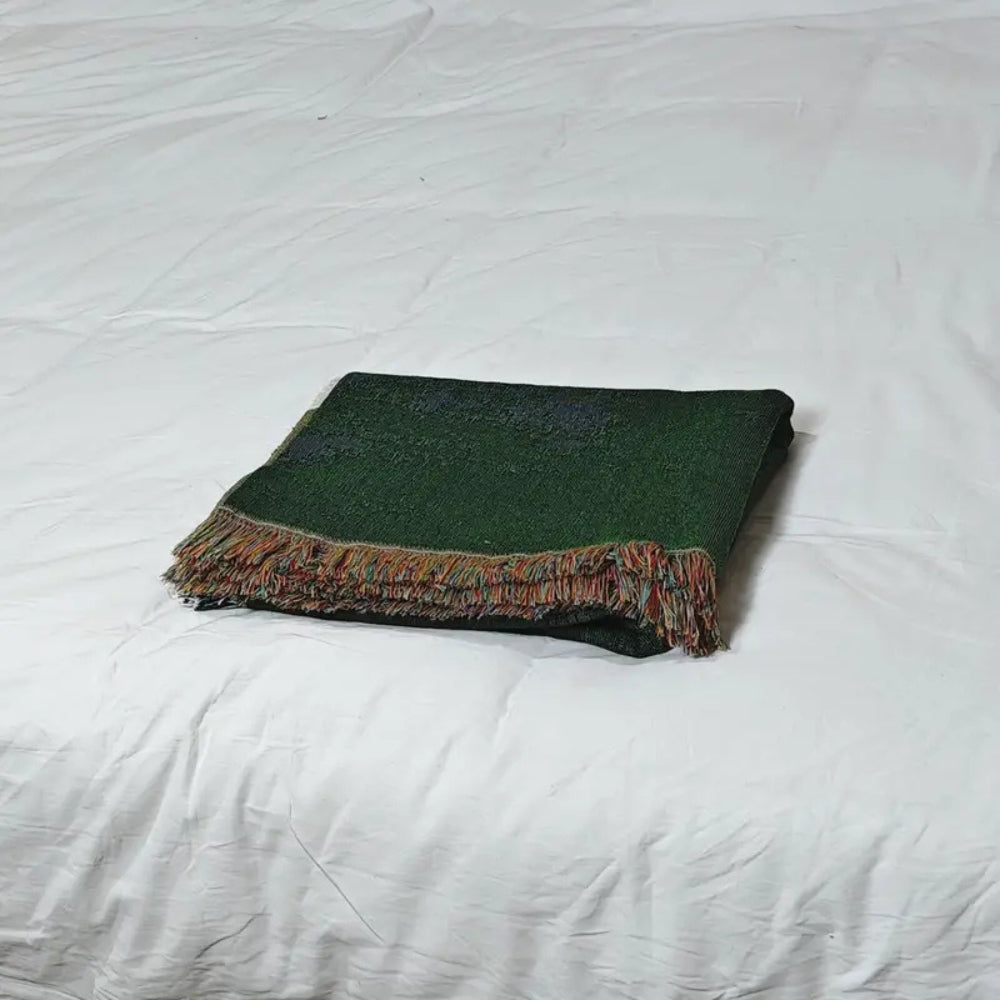 Frida Sheep Woven Throw Blanket