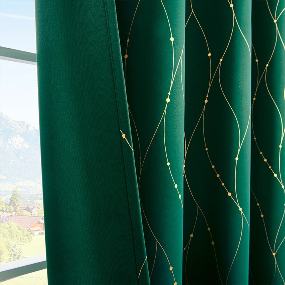 Gleam Chic Blackout Curtain