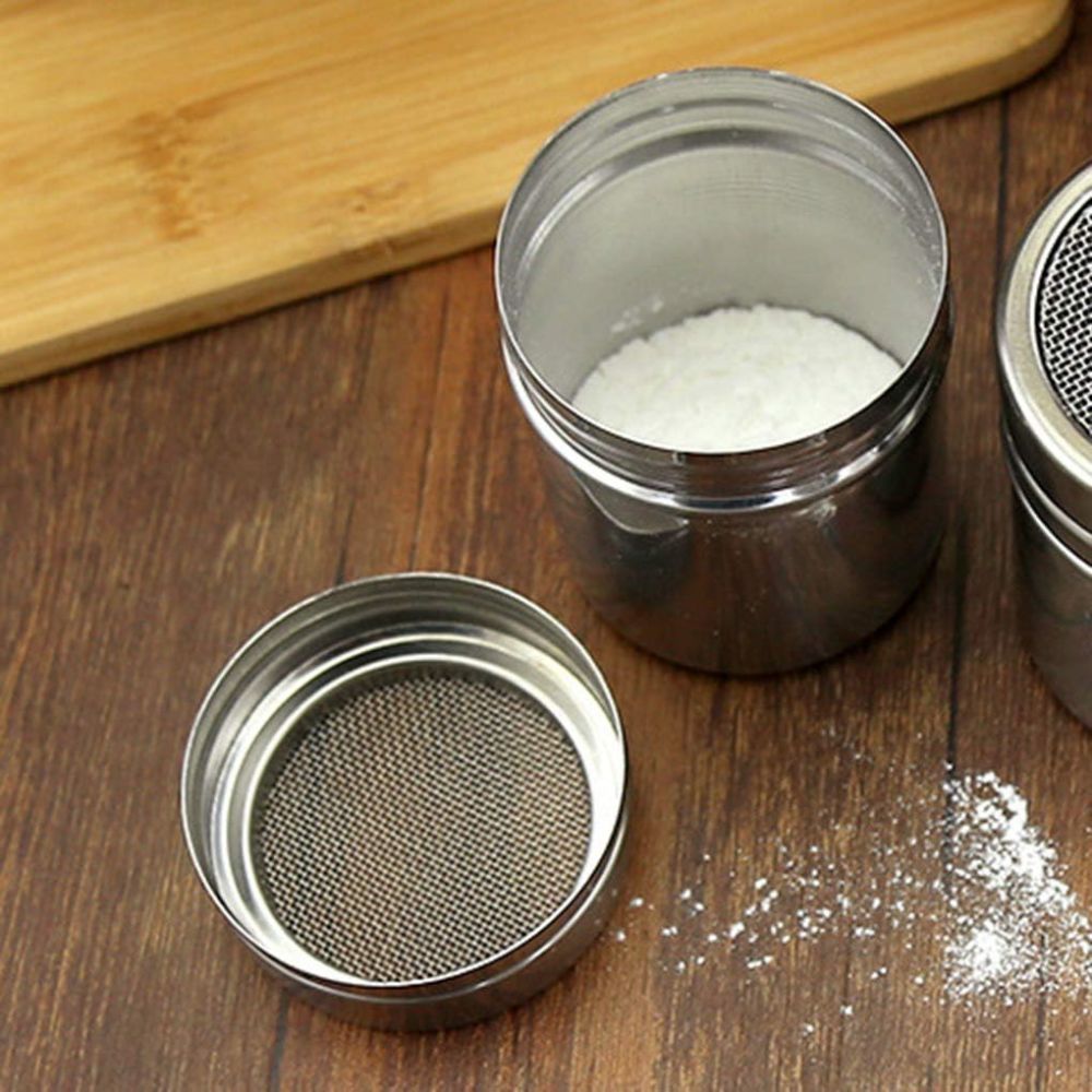 Silver Whirl Powder Shaker