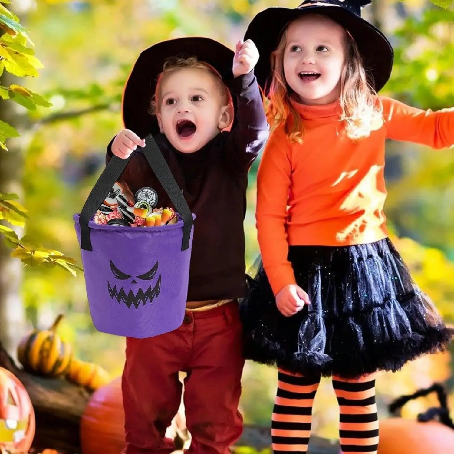 GlowTote® Children's Halloween Basket