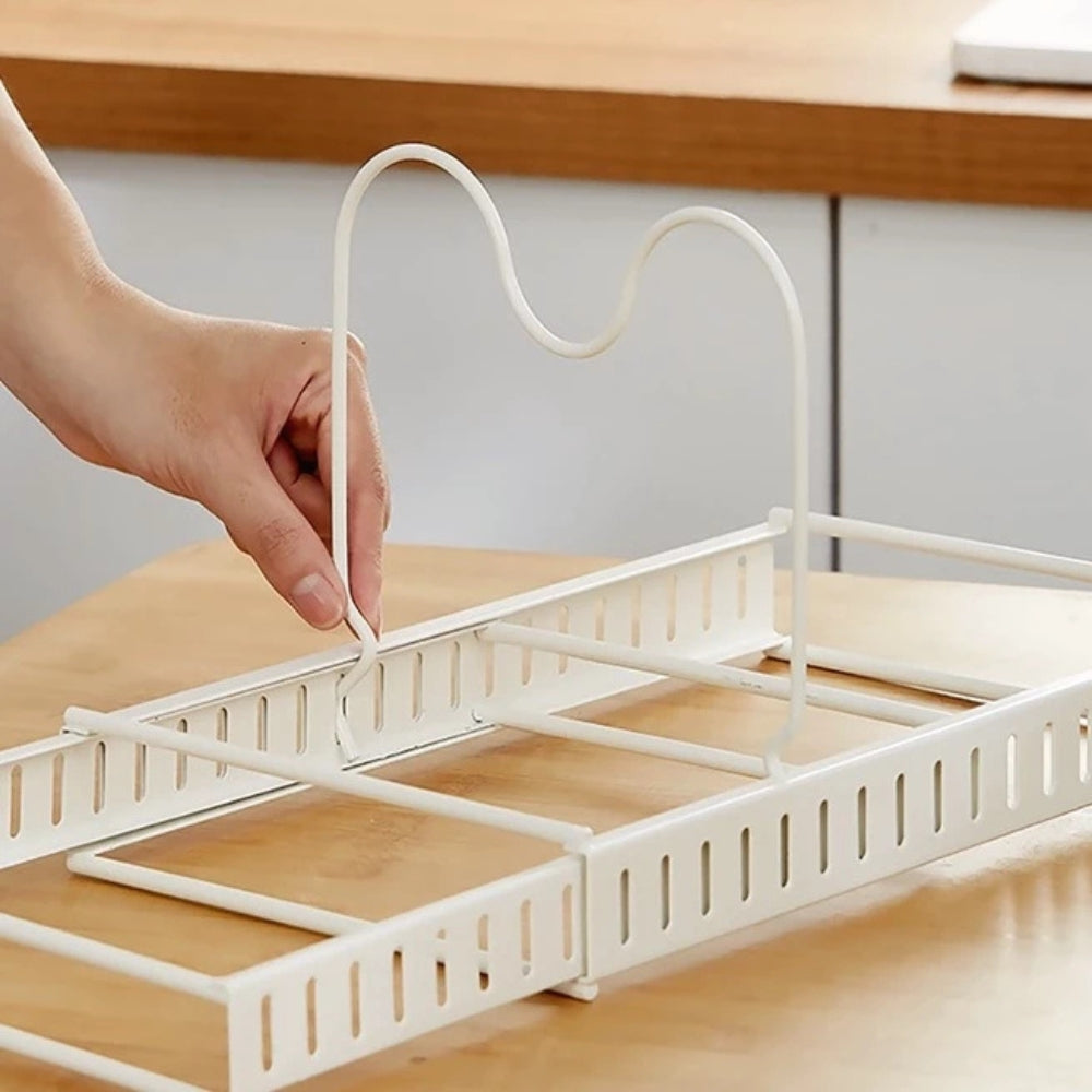 Iron Dish Pot Lid and Utensils Storage Rack