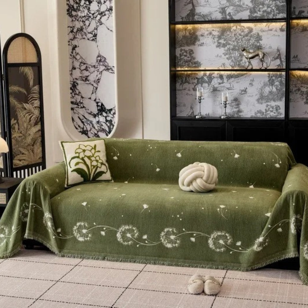 Japandi Dandelion Puff Sofa Cover