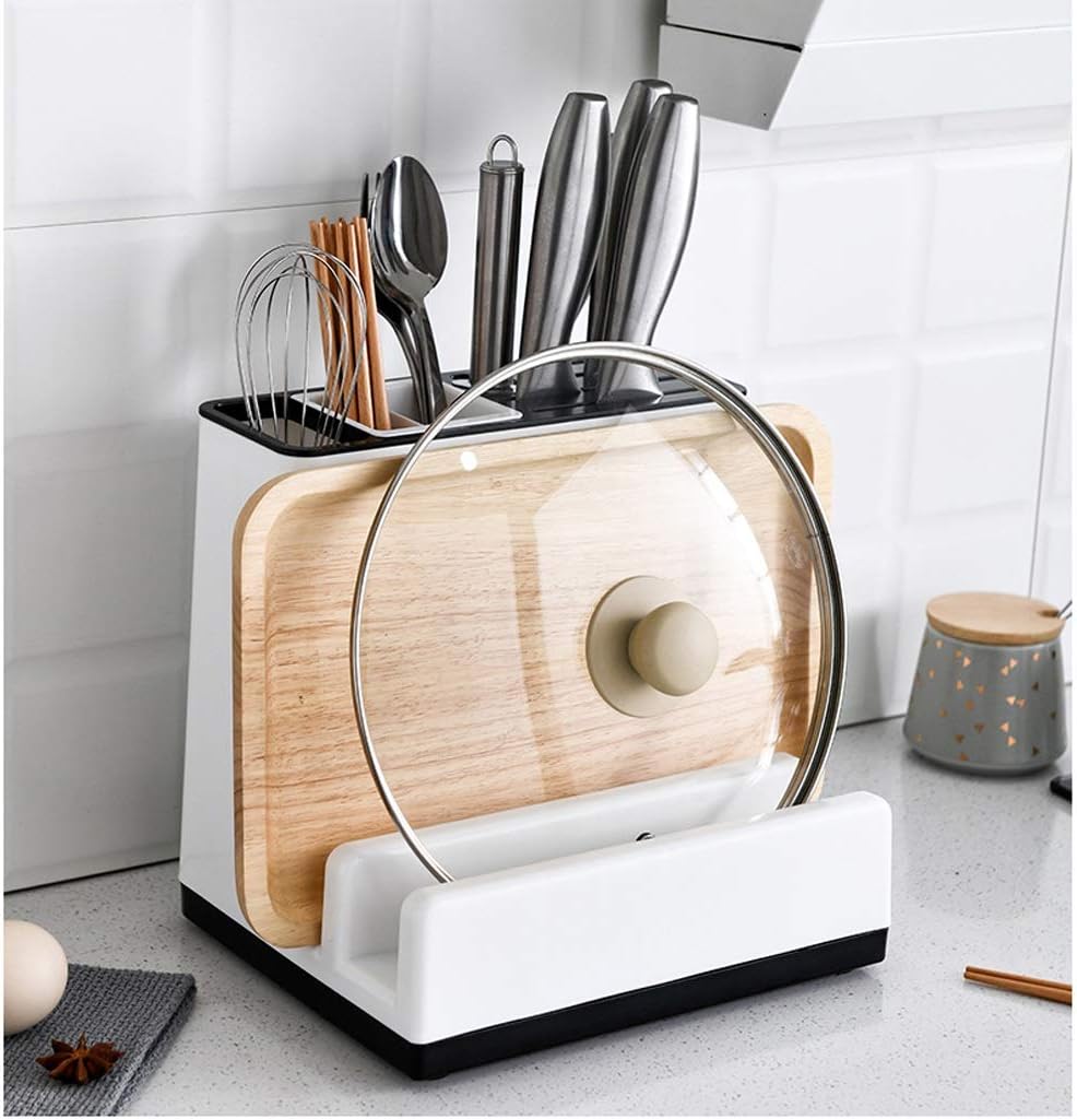 Kitchen drawer organizer – Durable plastic – Sleek black – Space-saving storage for utensils – 9.5 x 3.4 x 9.1 in