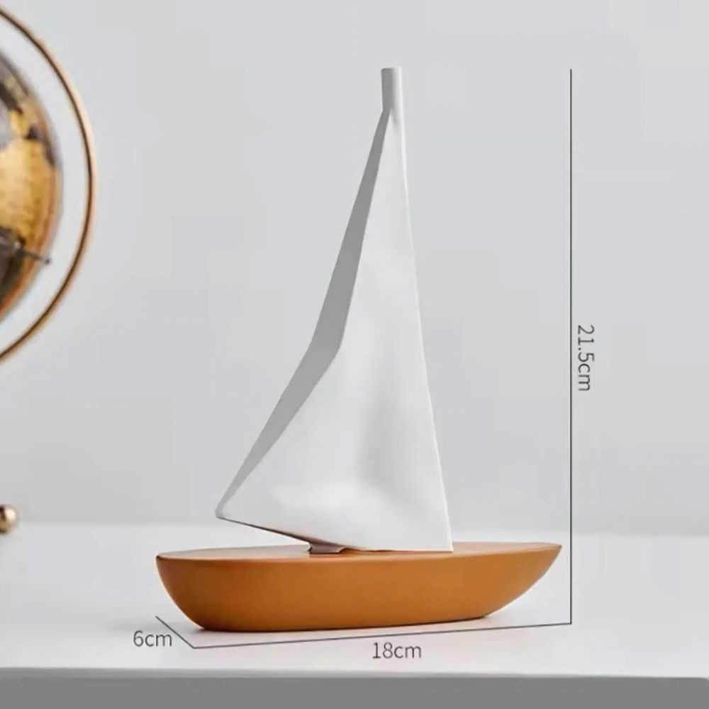 Celestial Drift Sailboat Decor