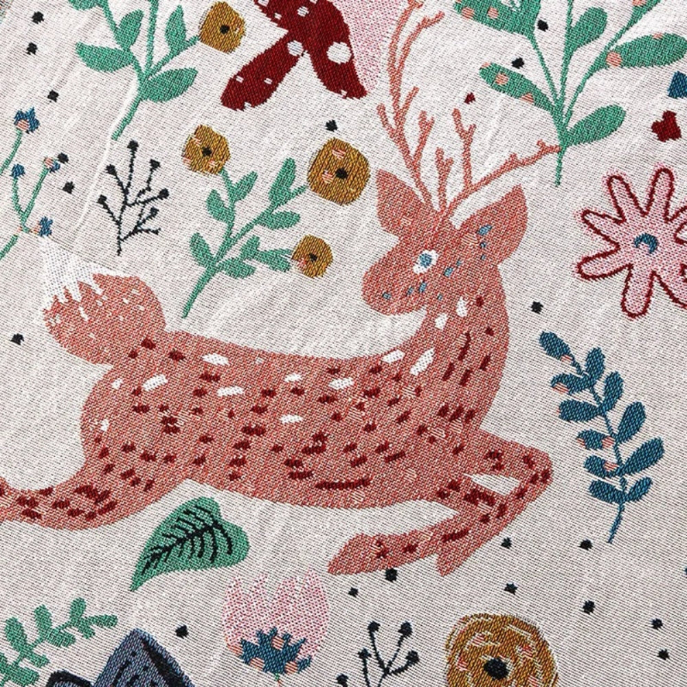 Laurel Nature-Inspired Soft Blanket