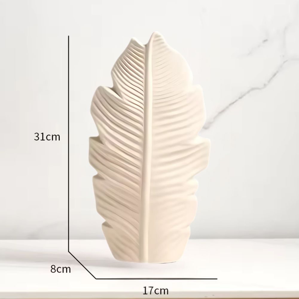 Leafline Ceramic Vase