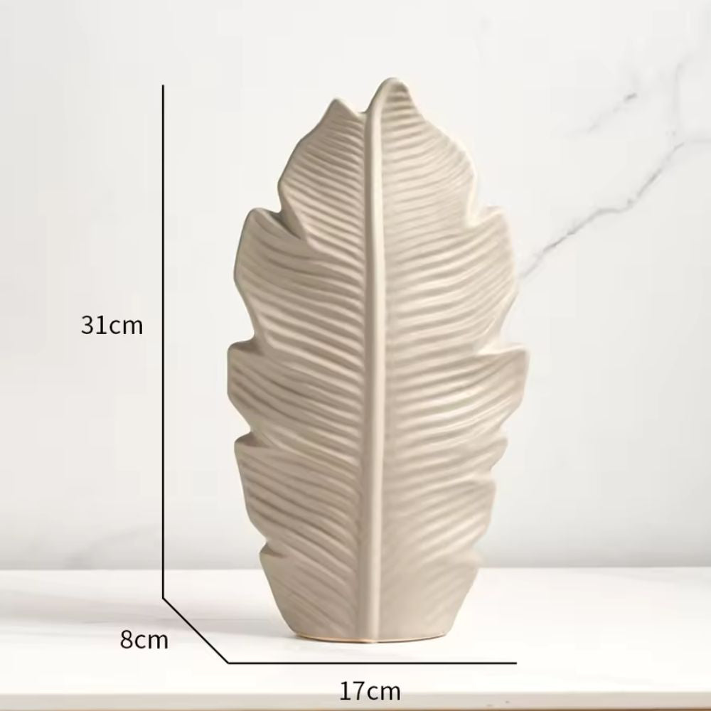 Leafline Ceramic Vase