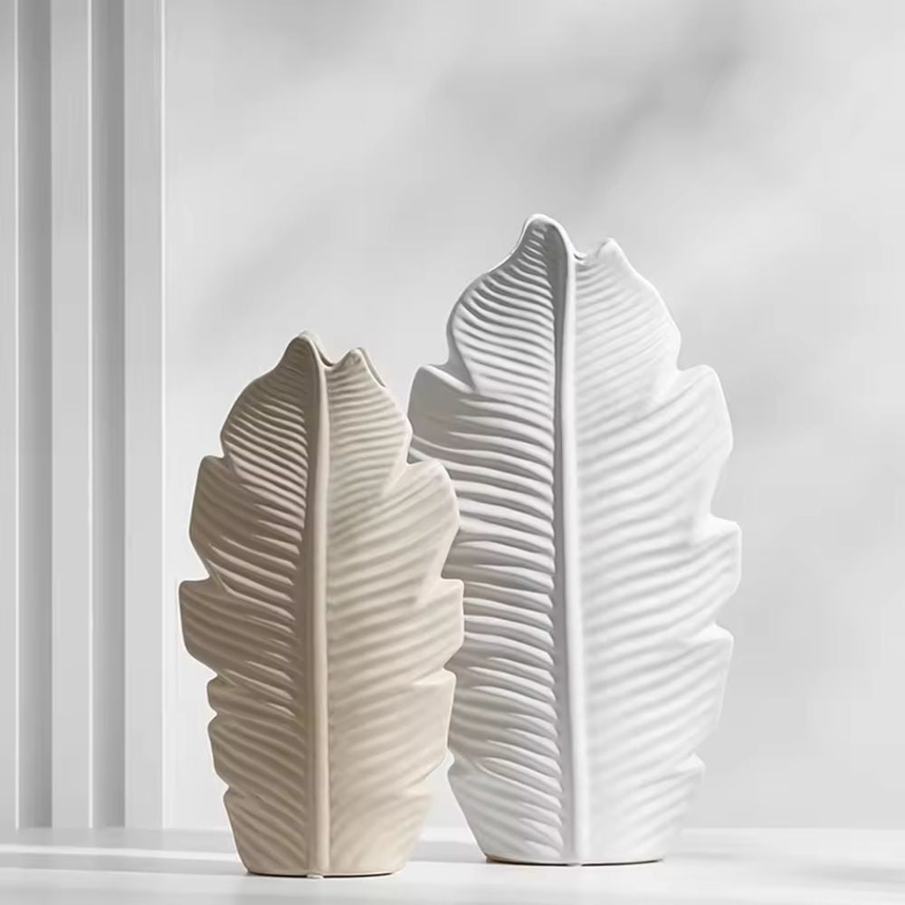 Leafline Ceramic Vase