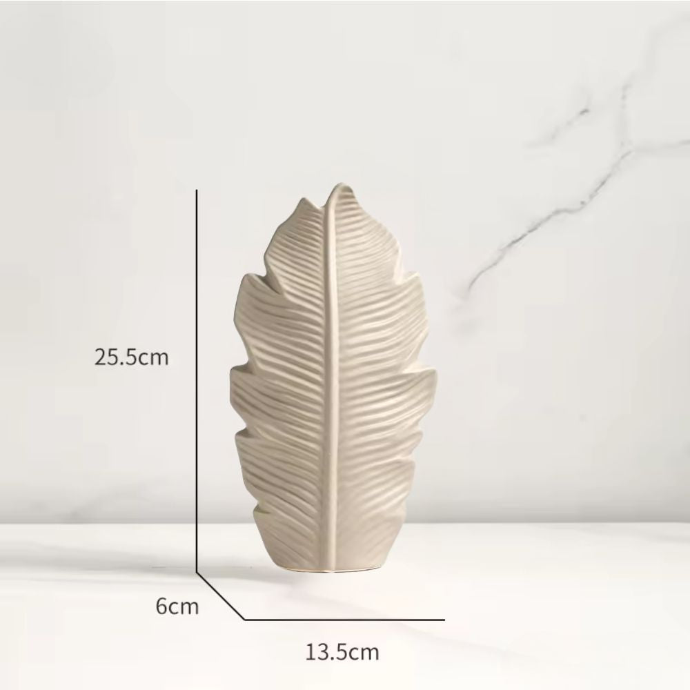 Leafline Ceramic Vase