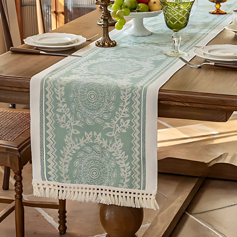 Leona Luxury Linen Table Runner