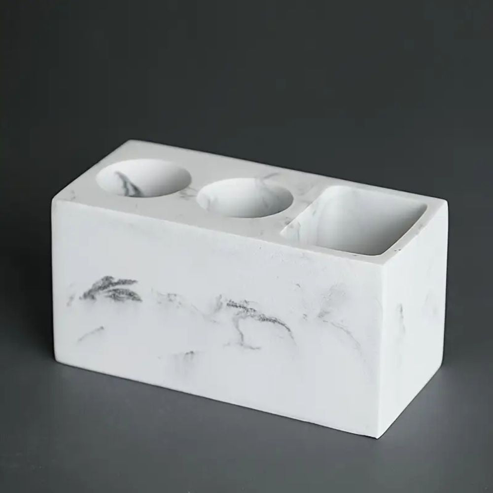 Couple Resina Toothbrush Holder