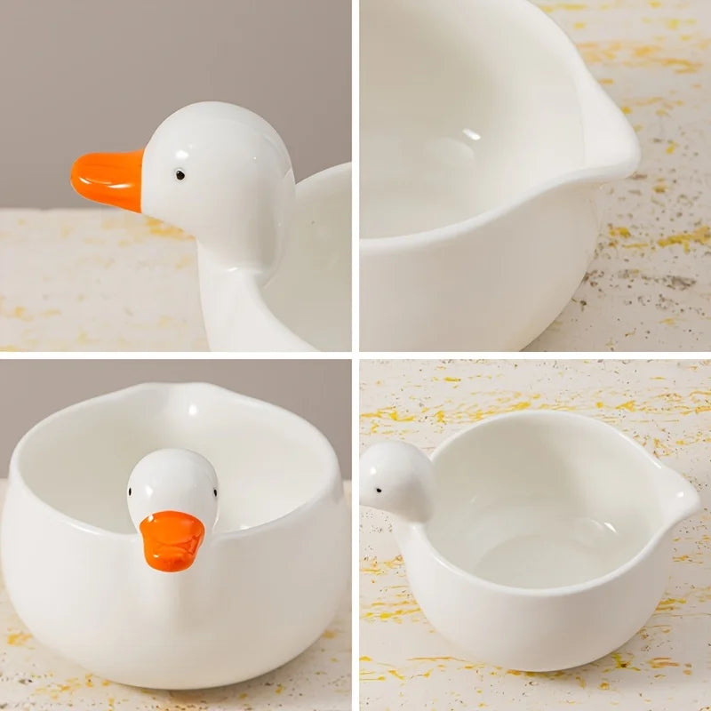 Matcha tea set – Cute duck design – 5-piece Japanese ritual gift set for tea lovers