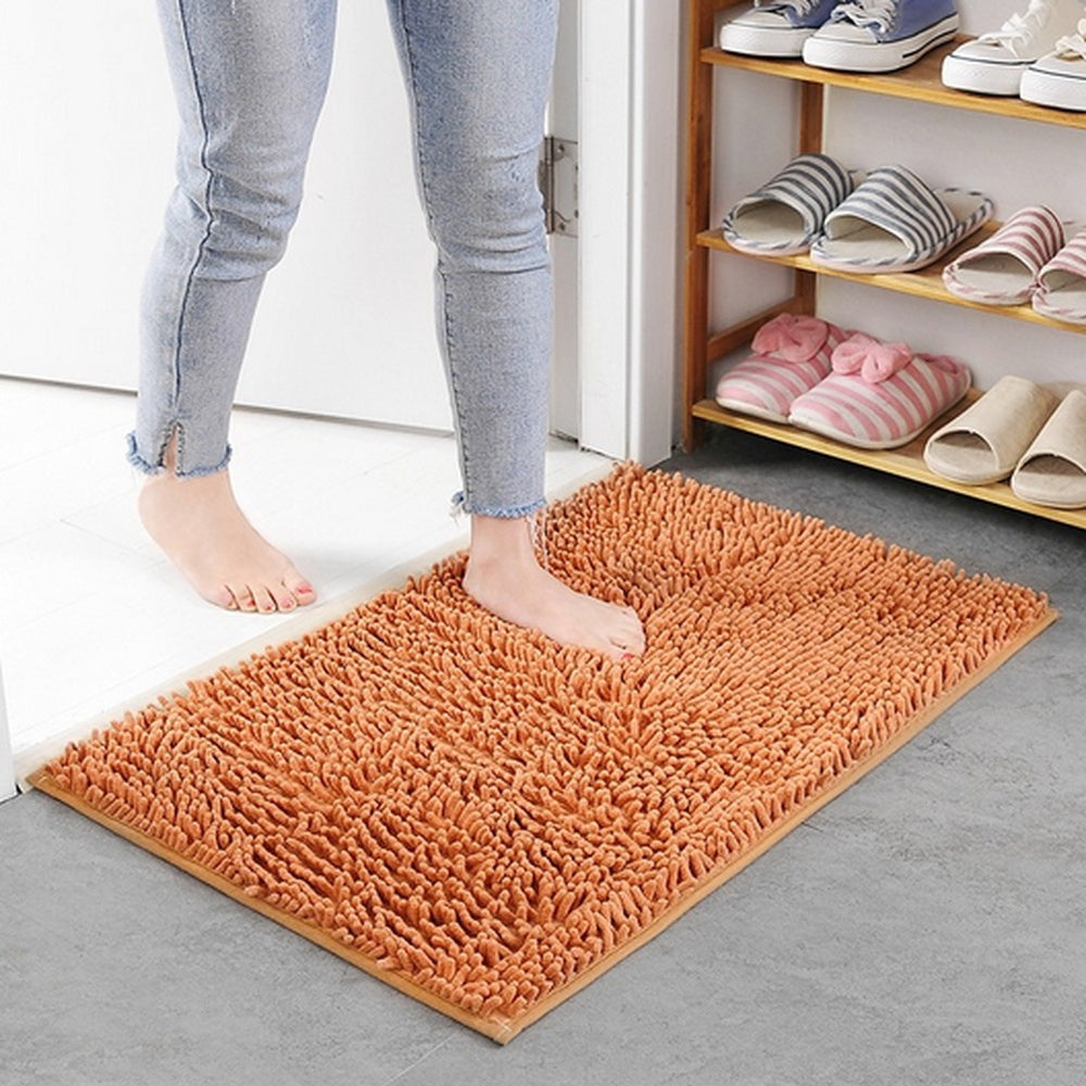 Mavi Soft Chenille Bath Mat
