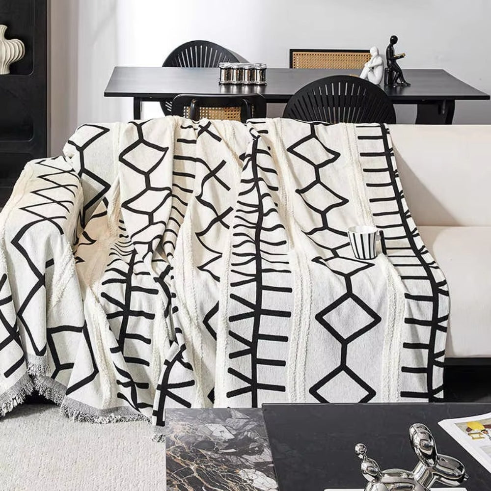 Maze Four-Season Chenille Sofa Cover