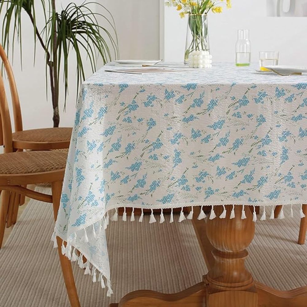 Meadow Bloom Tassel Table Cloth