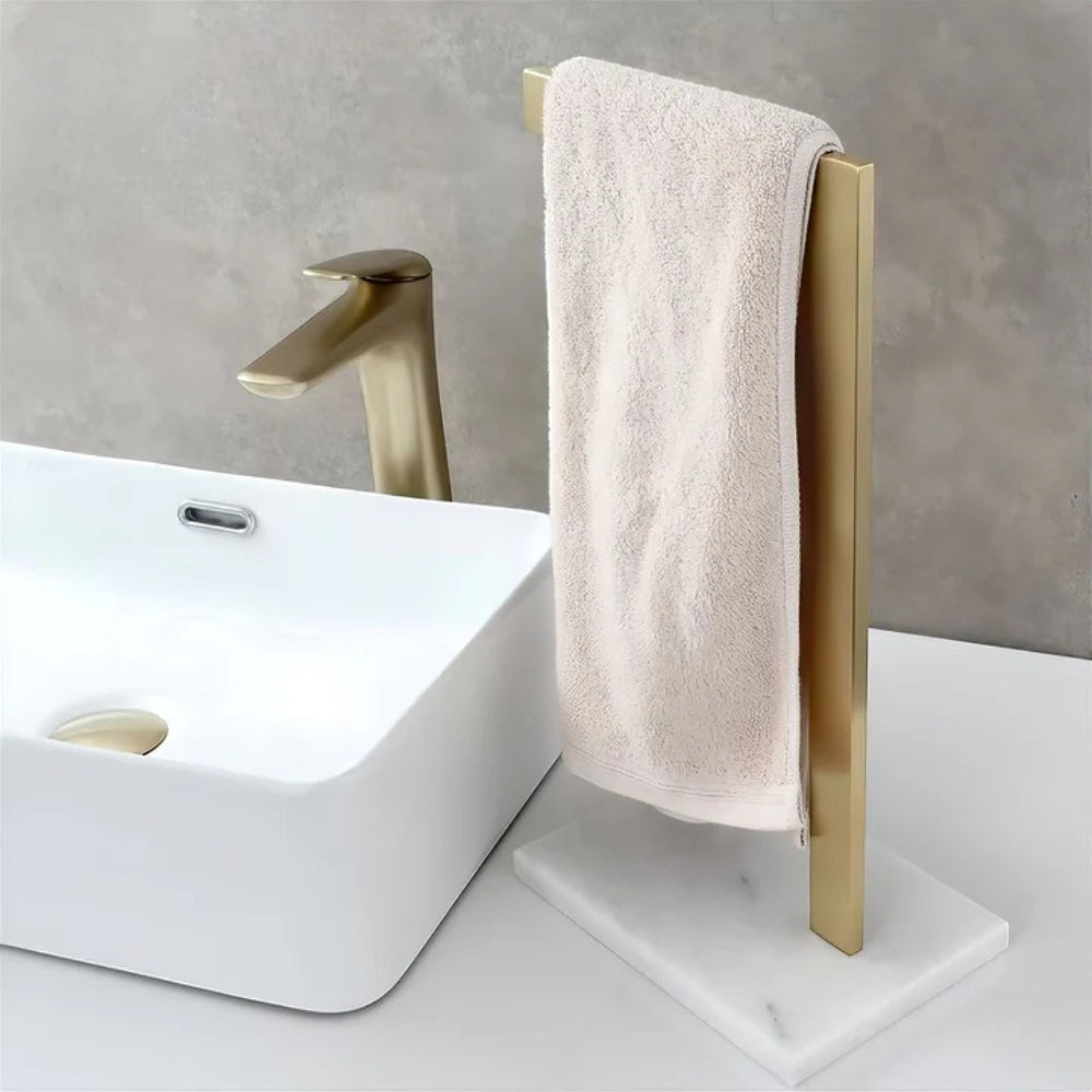 Minimalist Bathroom Vanity Double Towel Rack