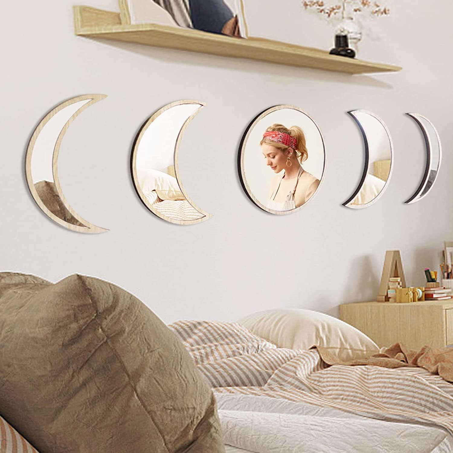 LunaReflect® | Black Acrylic Mirror Set