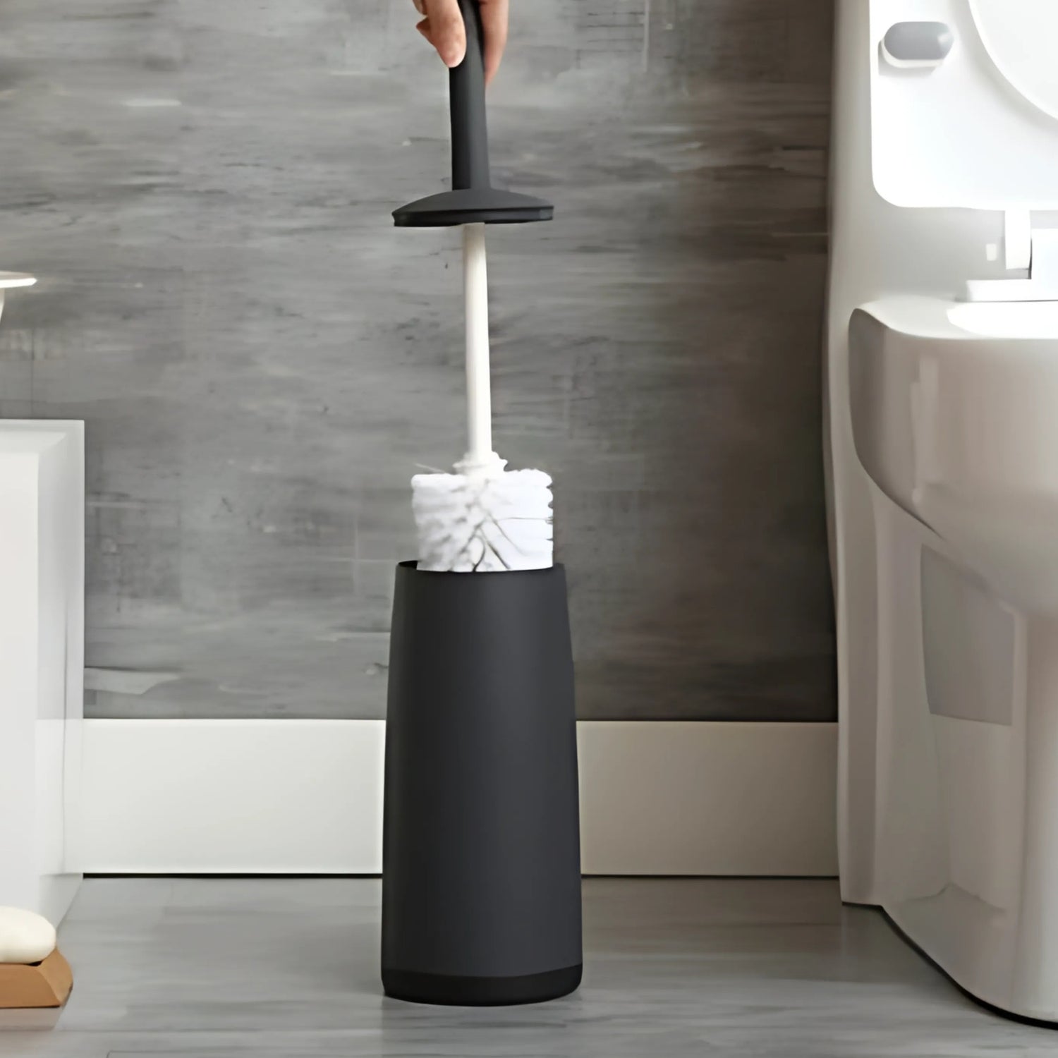 Modern Bathroom Toilet Brush Scrubber Cleaner