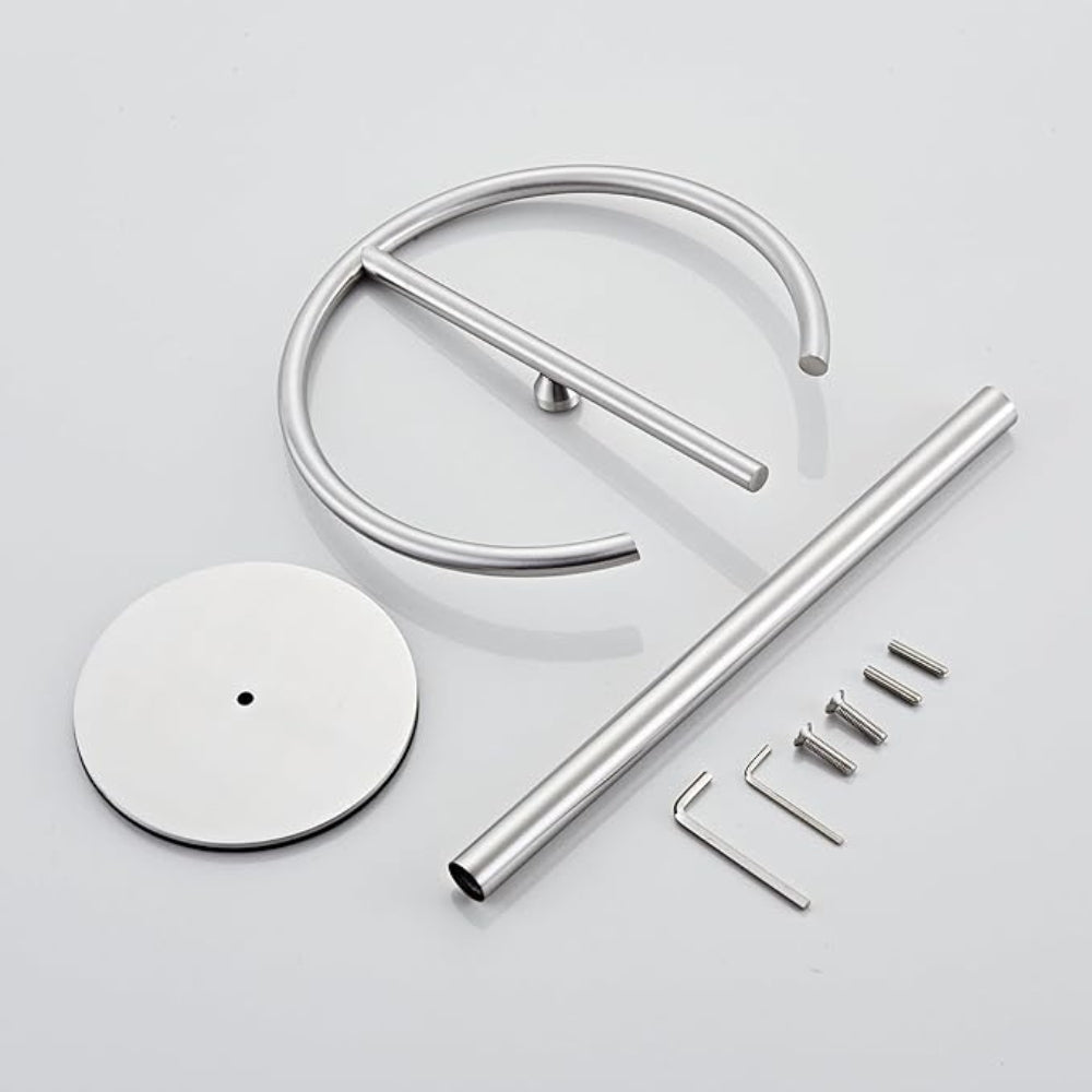 Modern Round Free-Standing Hand Towel Holder Rack