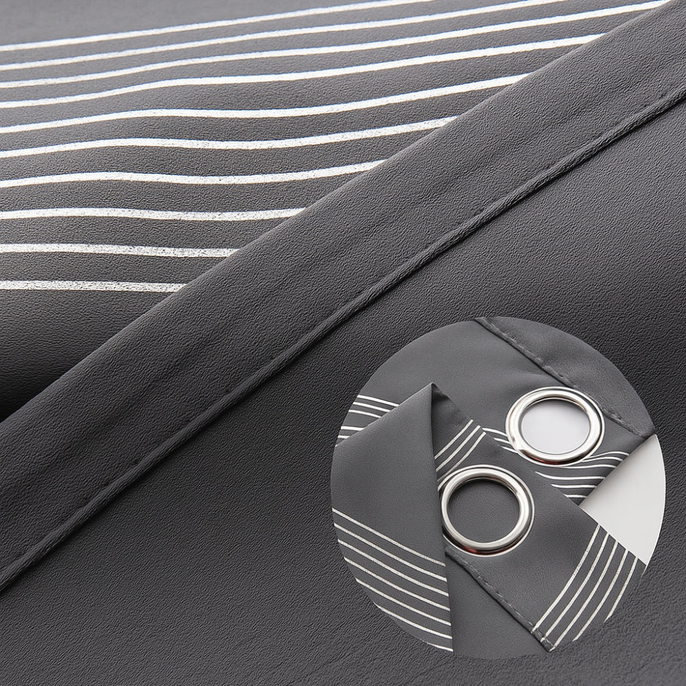 Modern Wave Pattern Blackout Curtain