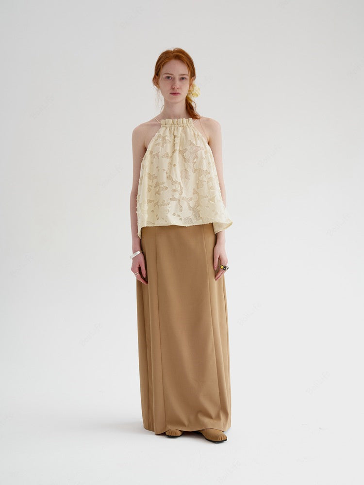 Relaxed High-Waist Skirt