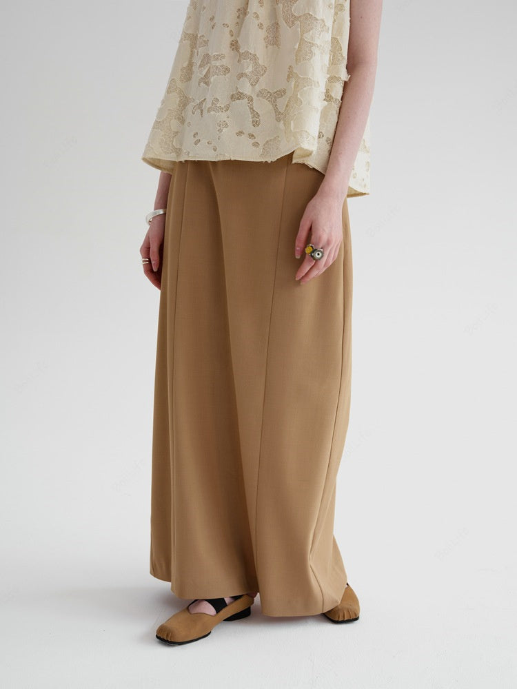 Relaxed High-Waist Skirt