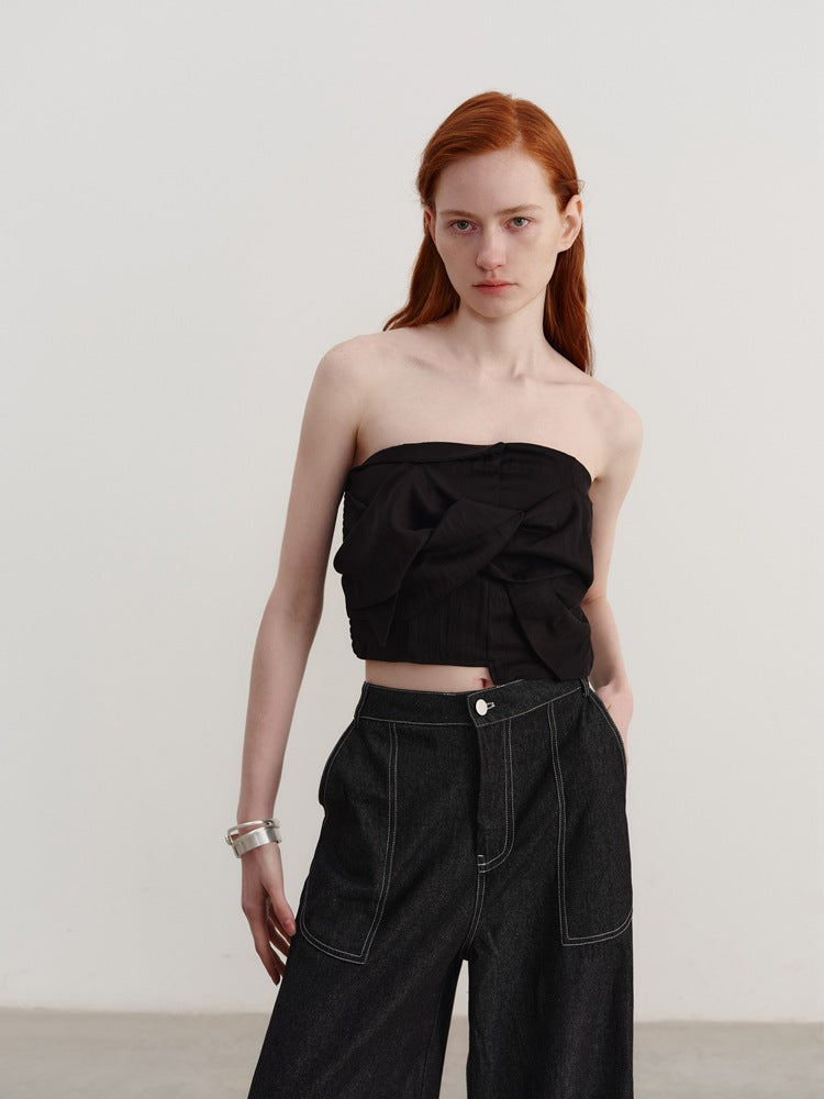 Tencel Off-Shoulder Top