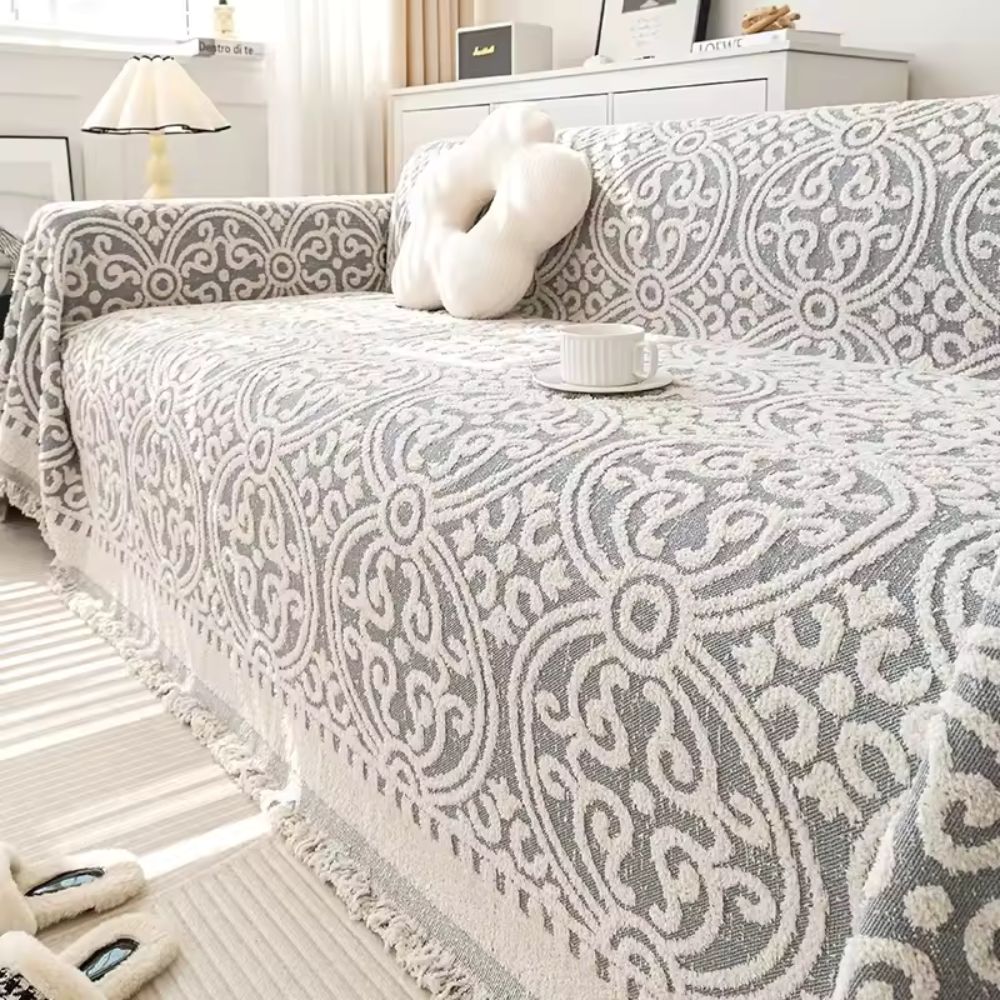 Ornamental Jacquard Sofa Cover