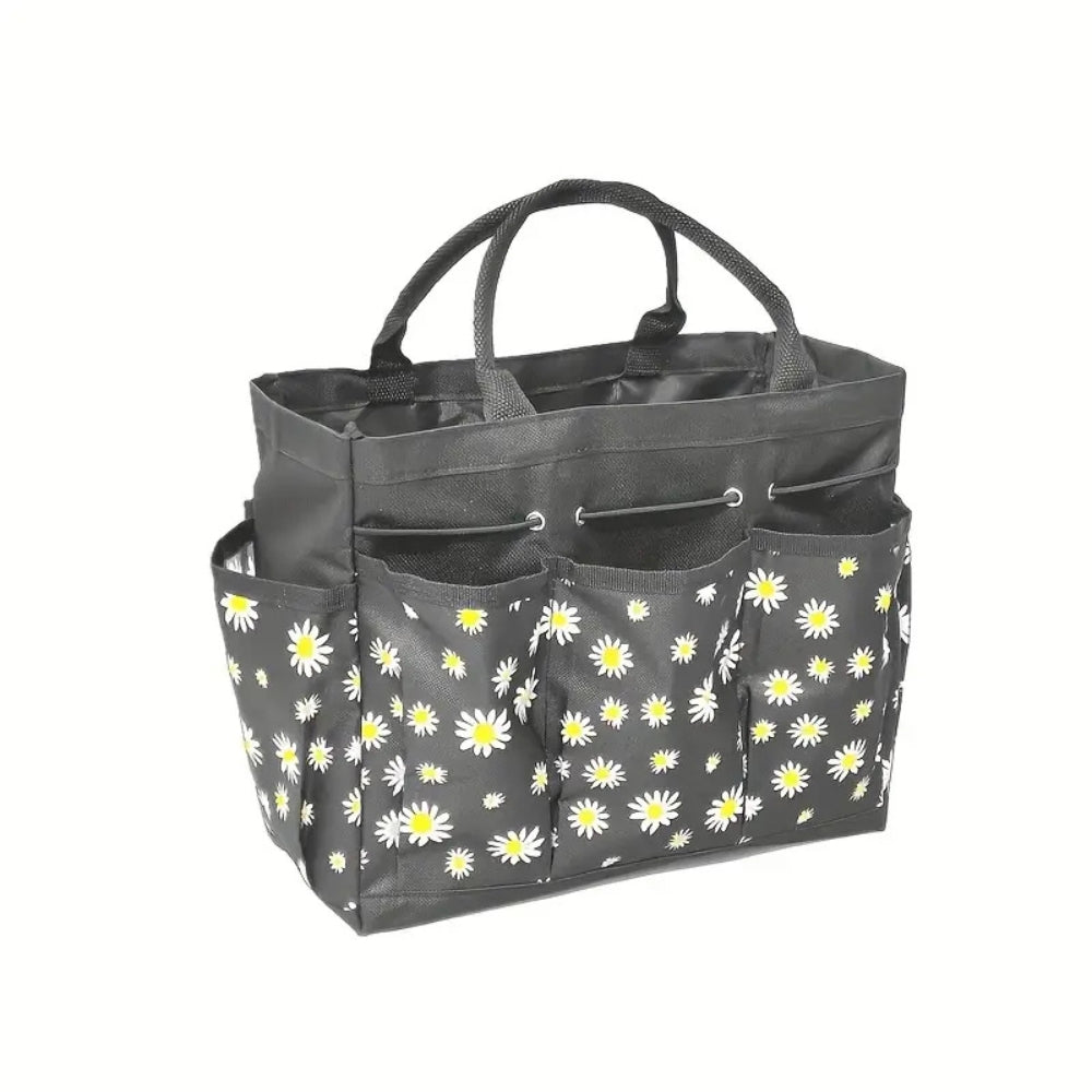 Oxford Floral Garden Tool Organizer Bag