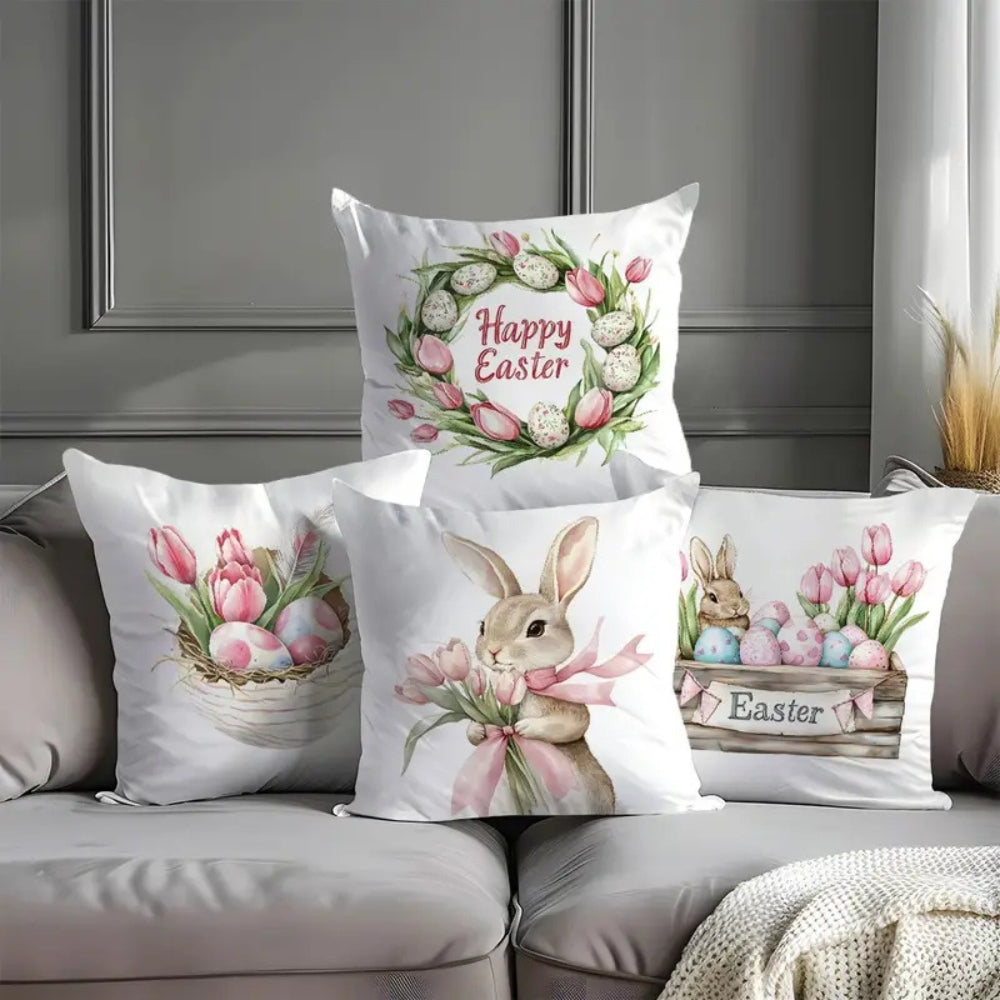 Lulune Spring Easter Cushion Covers | 4pcs Set