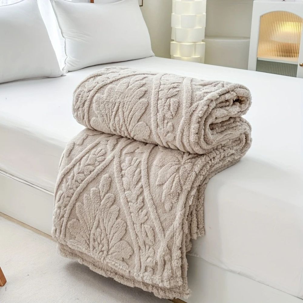 Paris Weave Jacquard Fleece Blanket